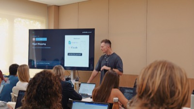 Ross presenting to a workshop